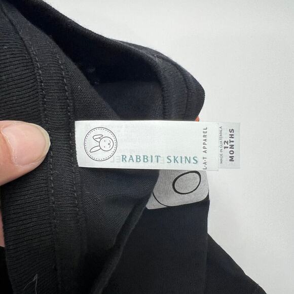 NEW RABBIT SKINS The Strokes 100% COTTON JERSEY T-SHIRT Baby 12 Months - Picture 3 of 6